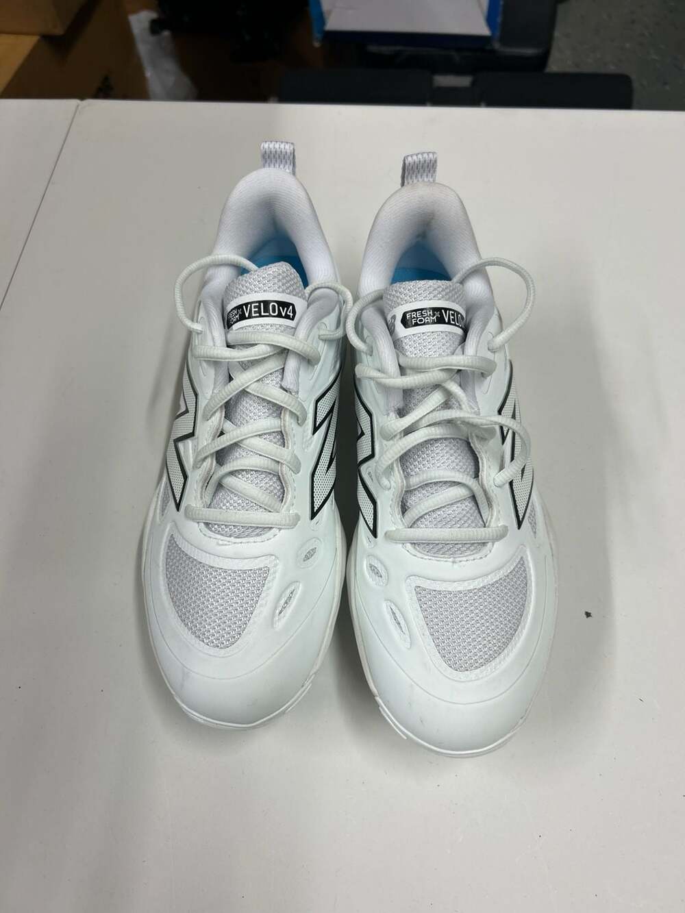 New Balance Women's Fresh Foam X Velo v4 Metal Softball Cleats White/Black